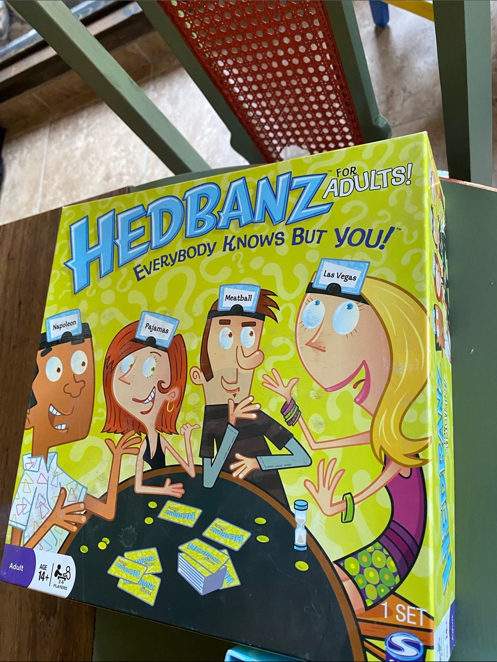 for Adults Party Game - Yellow Box
